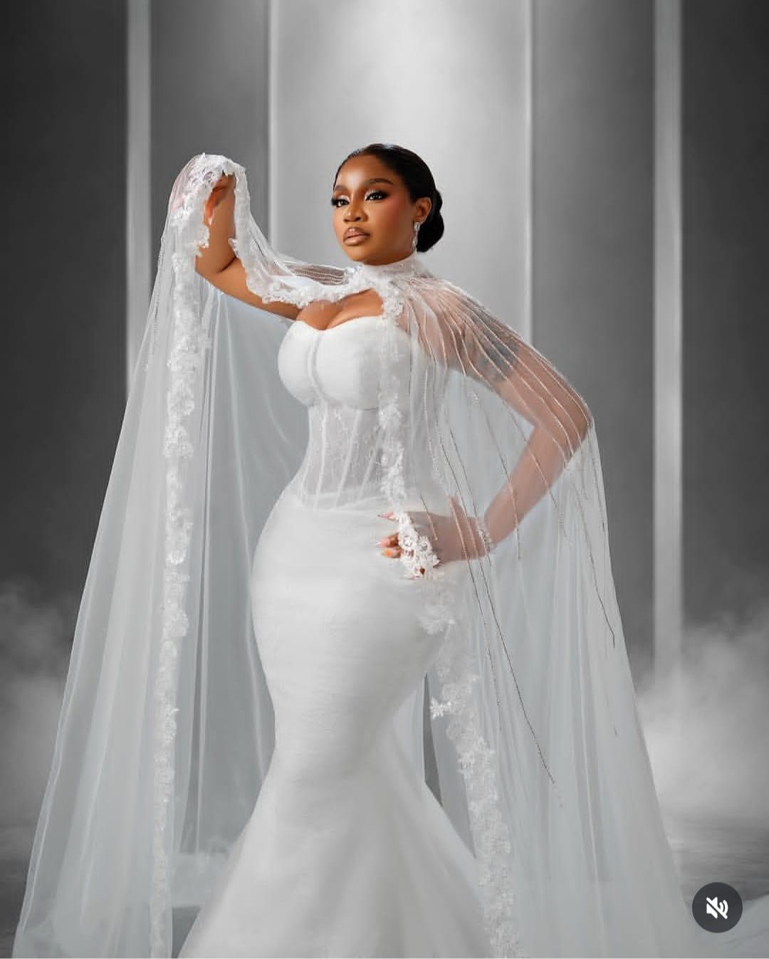 Uche Ogbodo Reflects on Unfulfilled Wedding Dreams, Shares Bridal Photo