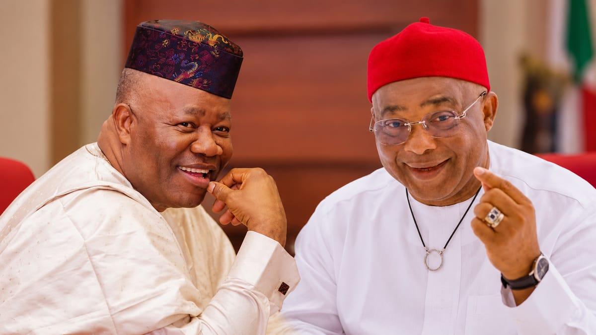 Senate Presidency: Akpabio Engages Tinubu, Advises Uzodimma on Ambition
