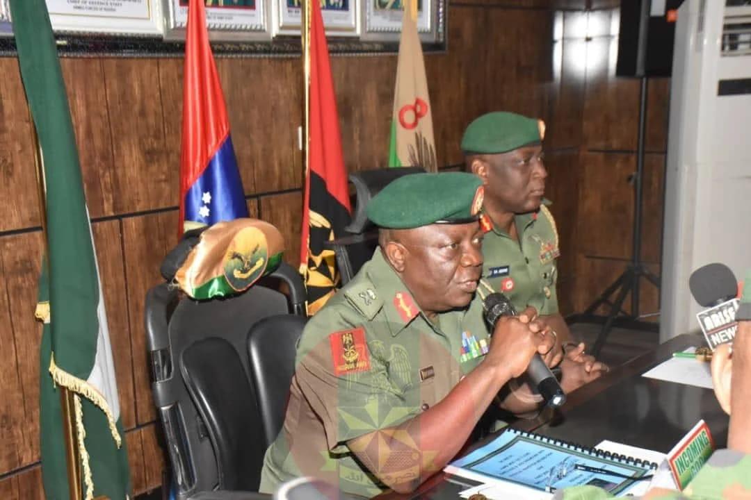 Major General Bemgba Paul Koughna, the General Officer Commanding (GOC), 8 Division, Nigerian Army.