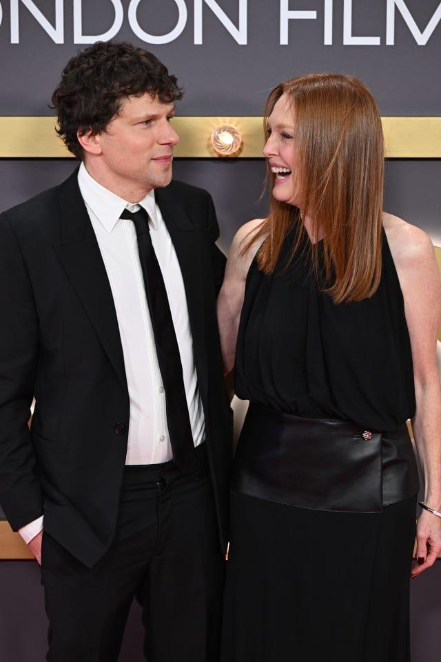 Julianne Moore and Jesse Eisenberg collaborate on 'The Debut'.