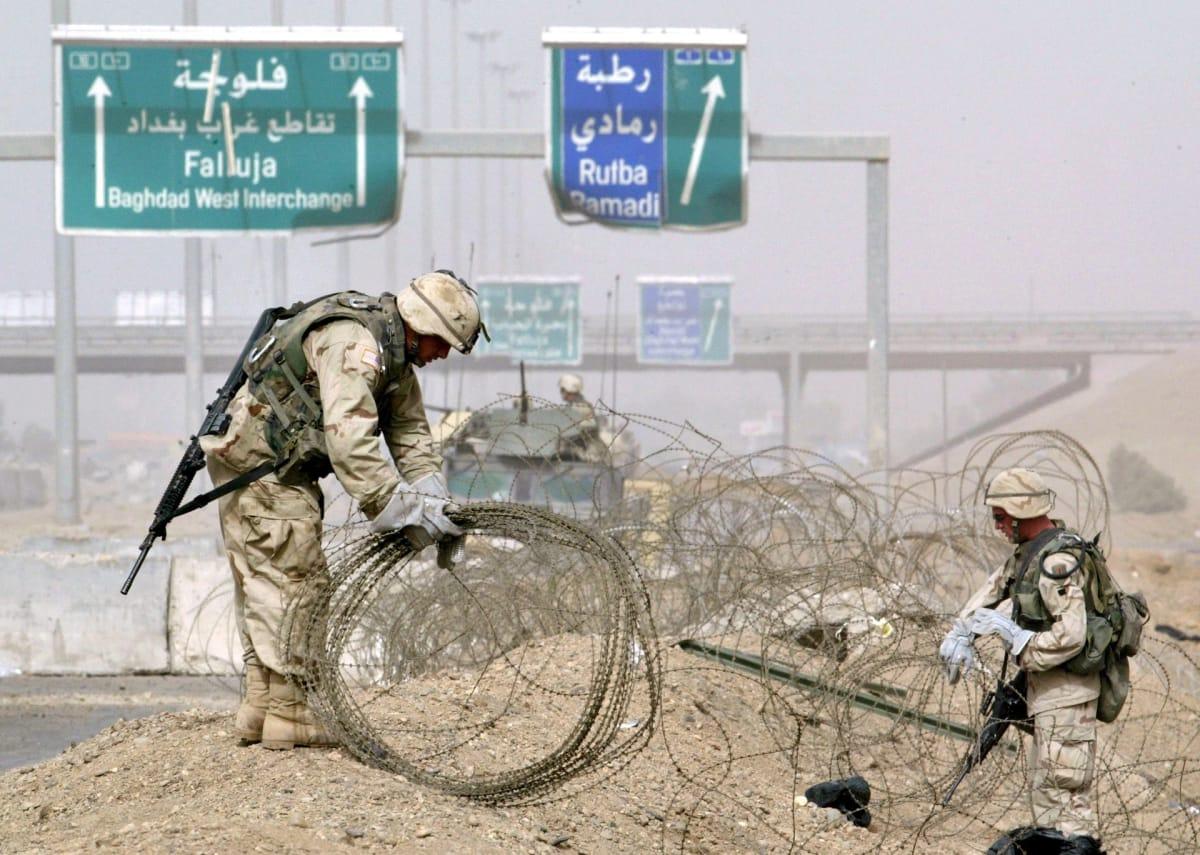 American soldiers during their deployment in Iraq.