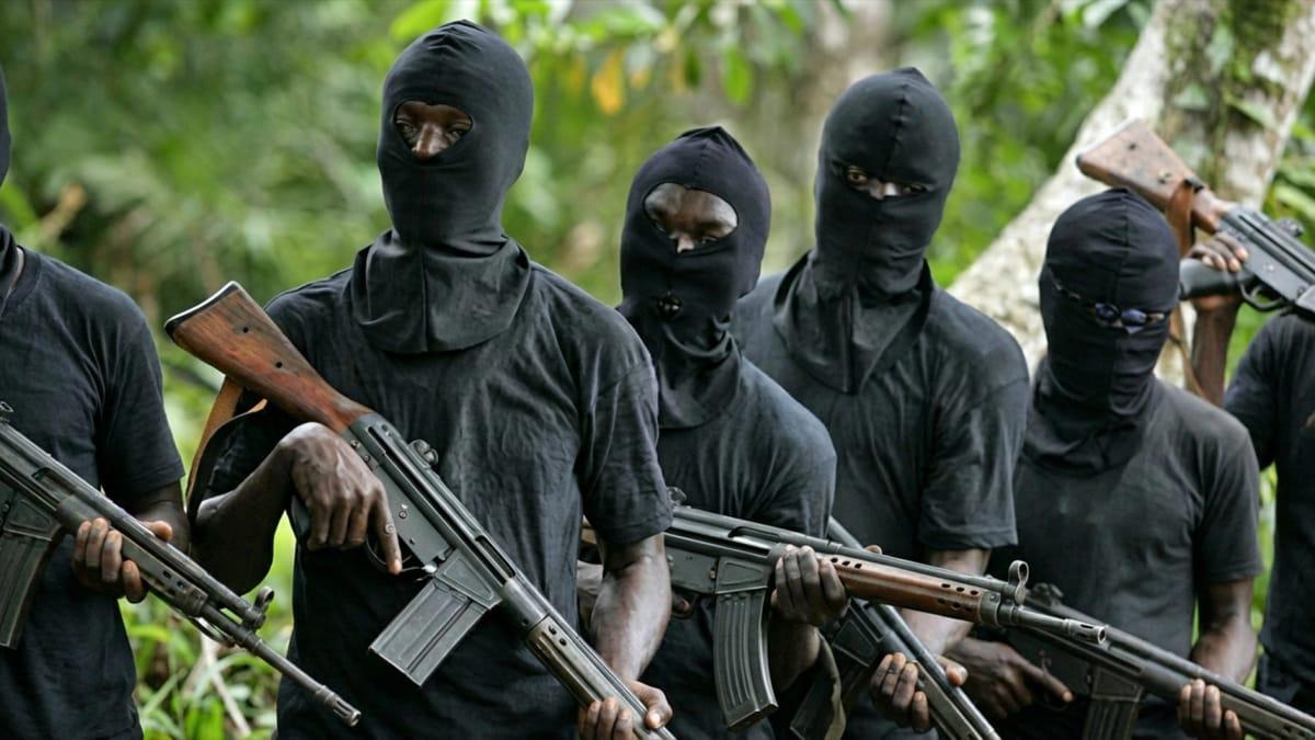 An illustration depicting gunmen, similar to those responsible for the recent attack in Benue State.