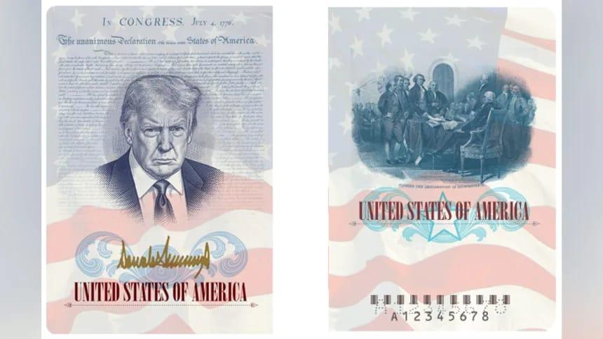 Trump Unveils Special US Passport Design for America's 250th