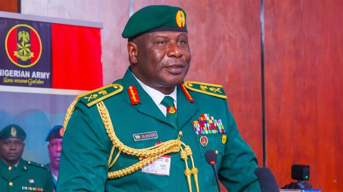 Lt. Gen. Olufemi Oluyede, Chief of Army Staff, reiterating the Army's commitment to national protection.