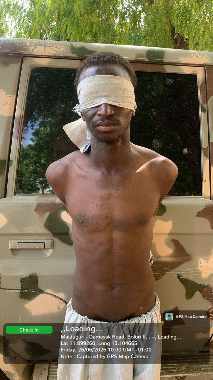 A military base in Borno State, a potential target for the foiled ISWAP attack.