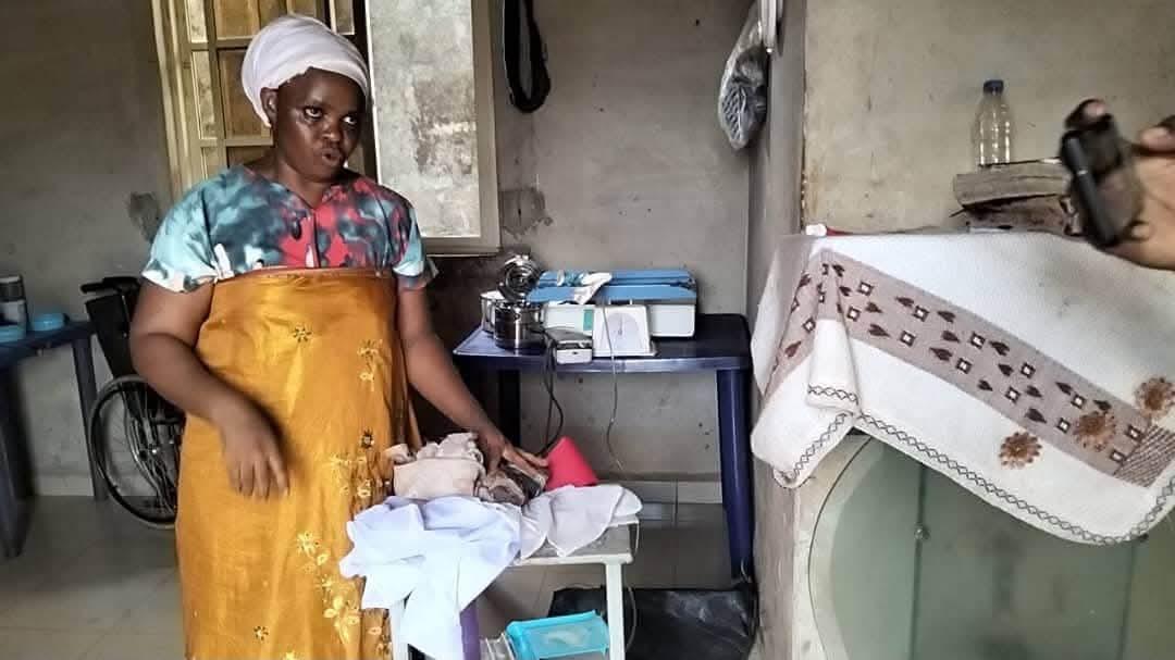 The sealed illegal medical facility in Umueri, Anambra East LGA.