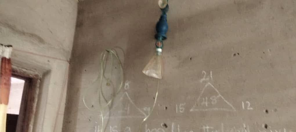 An altar discovered inside the alleged illegal surgical facility.