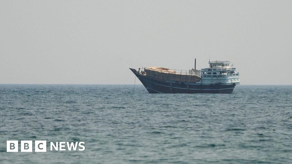 Vessels navigating the strategic Strait of Hormuz, as observed from Musandam, Oman, a key global shipping route.