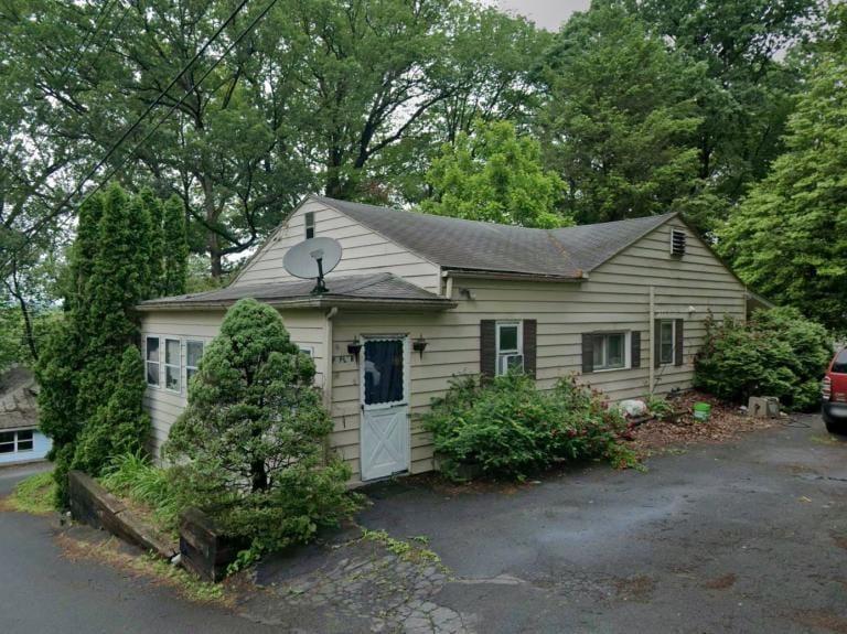 The exterior of the house in Swatara Township, Pennsylvania, where a five-year-old boy was allegedly confined.