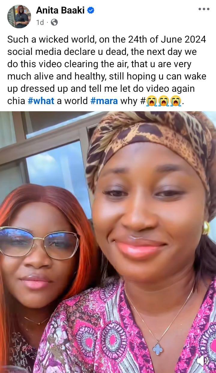 Anita Baaki, friend of Mary Habila