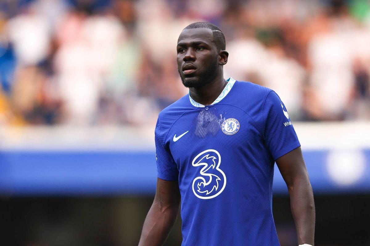 Kalidou Koulibaly during his time at Chelsea, having worn the number 26 shirt after seeking John Terry's permission.
