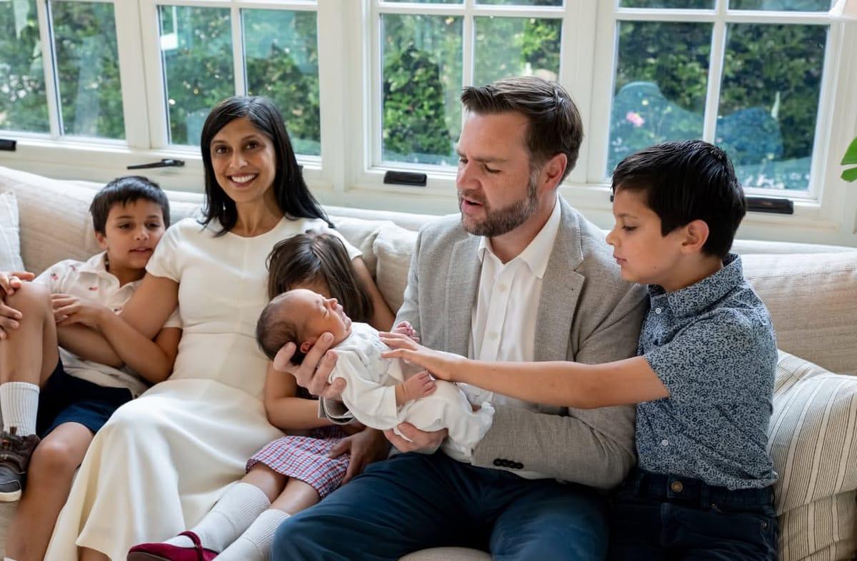 US VP JD Vance, Usha Vance Unveil Newborn Son Alec Neel