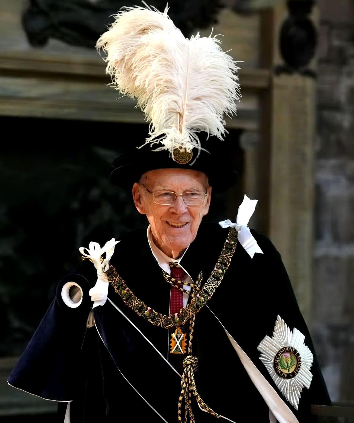 Sir Ian Wood, the late Scottish billionaire and philanthropist, known for his work in the North Sea oil sector.