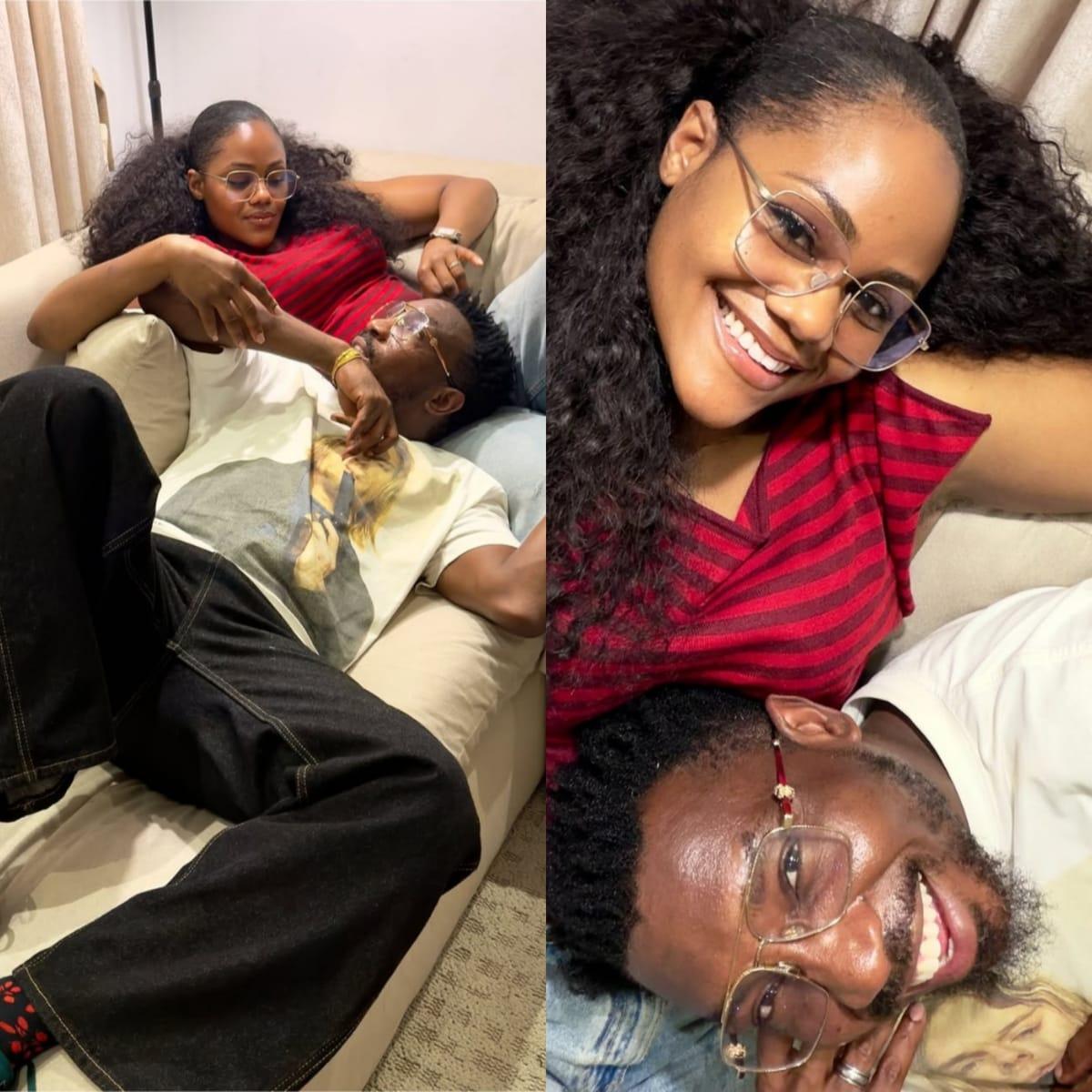 Busola Dakolo Shuts Down Cheating Allegations Against Timi With Romantic UK Reunion