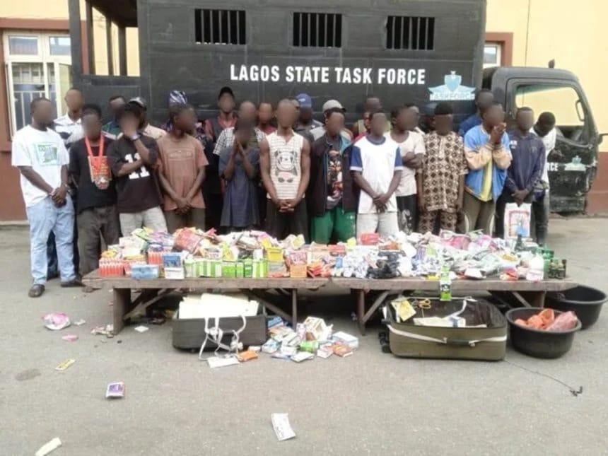 Lagos Task Force Cracks Down on Crime, Arrests 33 Suspects in Raids