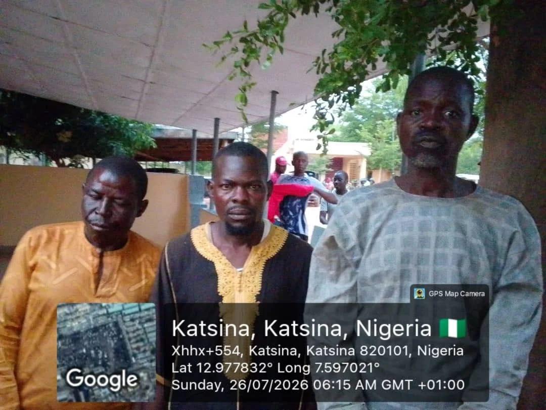 Suspects arrested during the operation