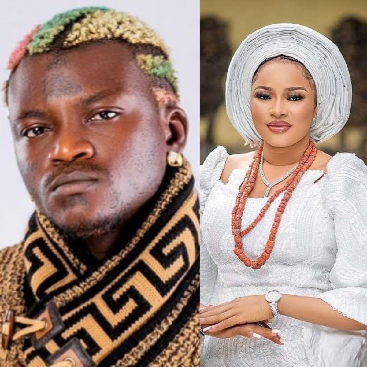 Portable Clashes with Ex-Girlfriend Queen Dami Over Past Relationship