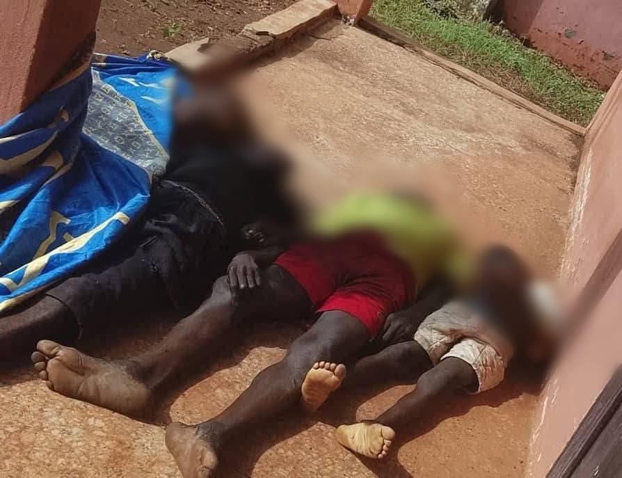 Residents flee for safety after the attack
