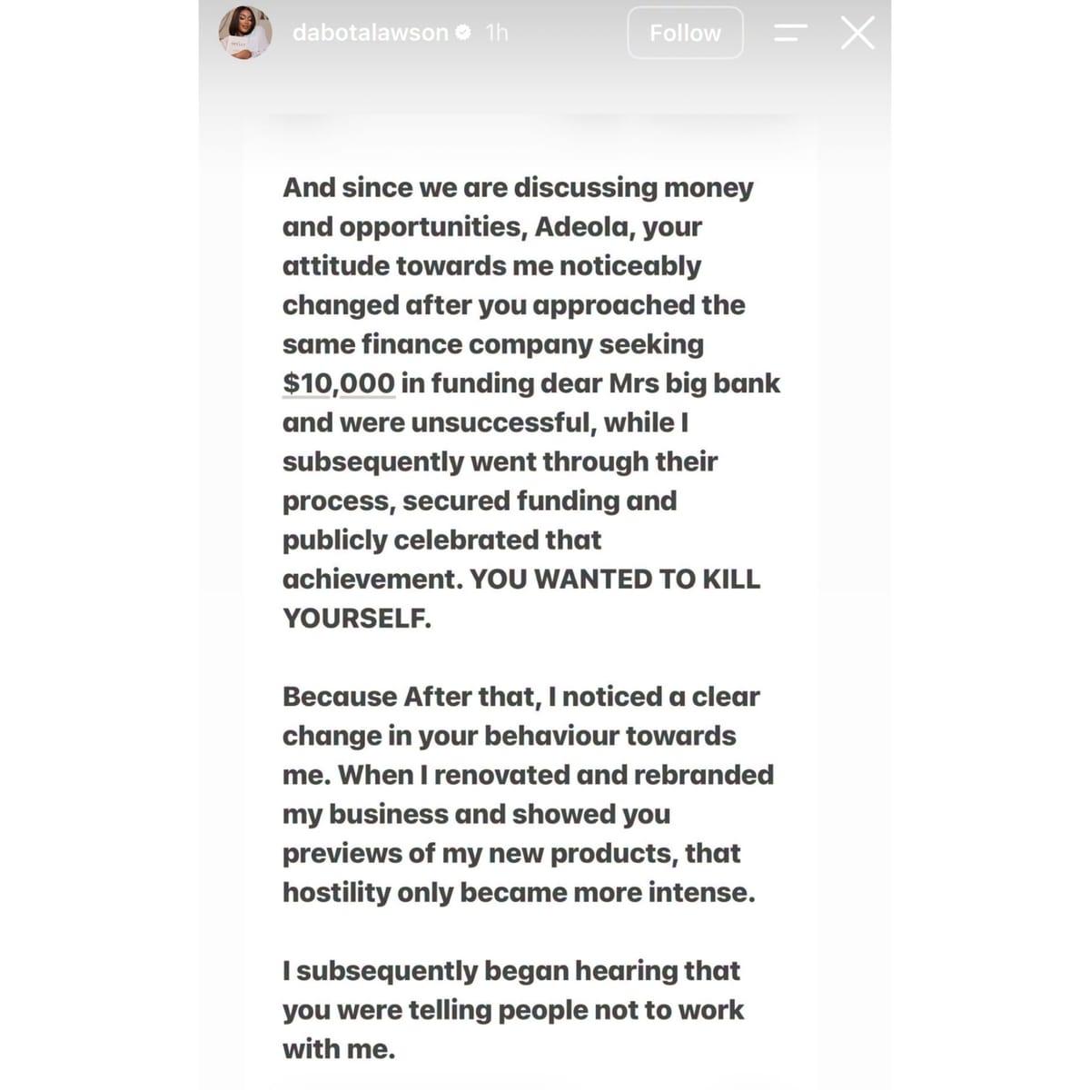 The situation is becoming increasingly heated between the two women
