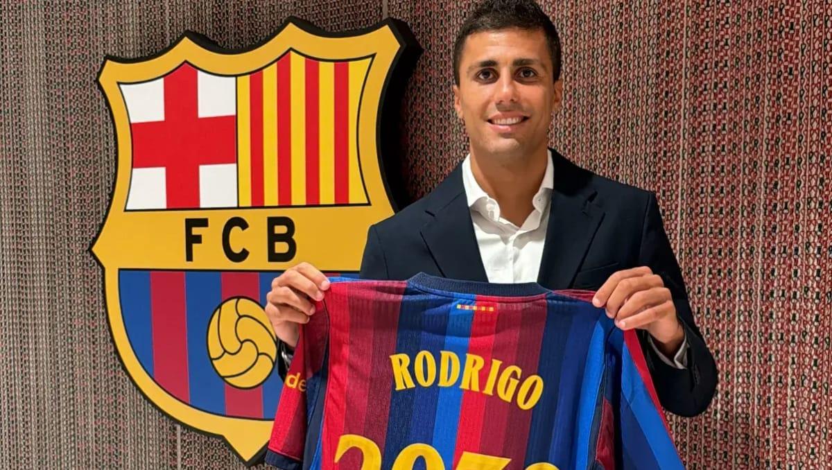 Barcelona Completes £65.4m Deal for Ex-Manchester City Star Rodri