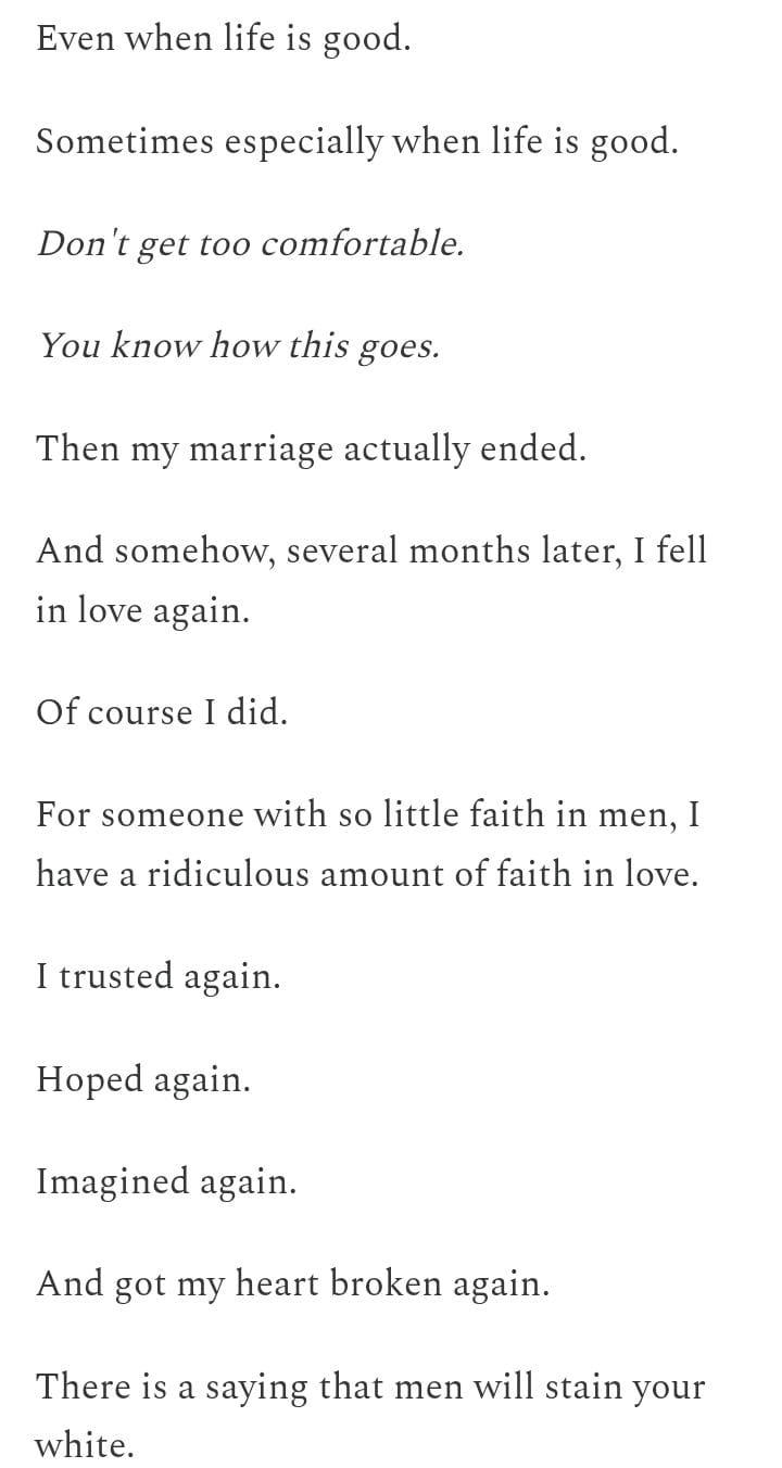 Halima Nwakaego reflects on her past marriage and journey to find love.