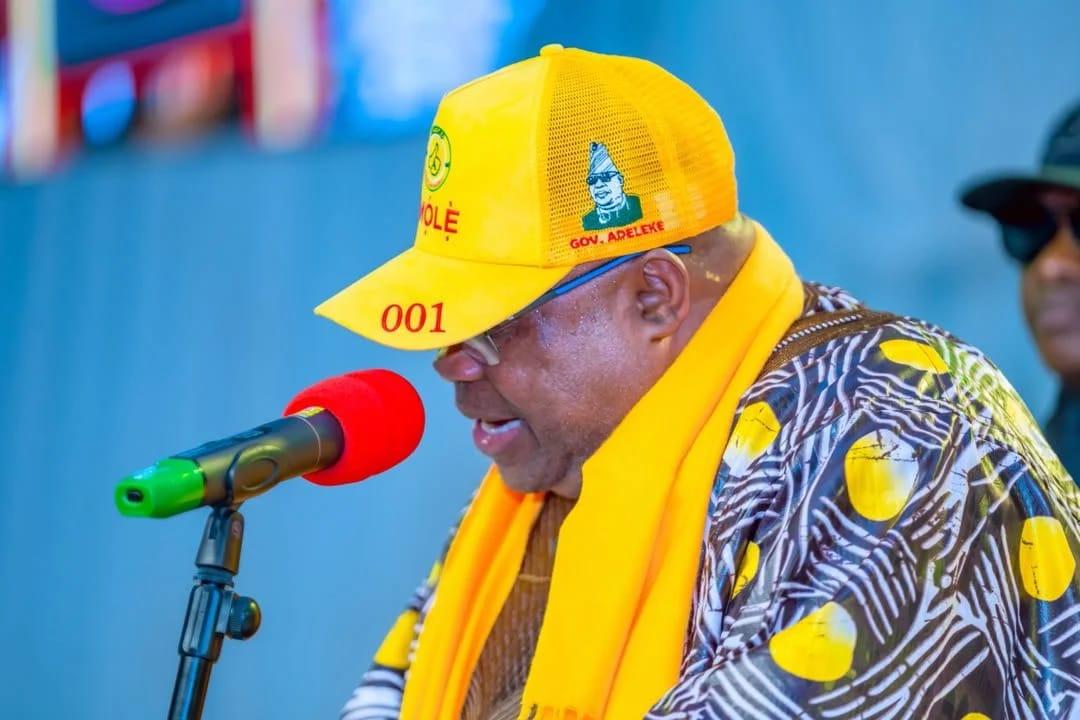 Governor Ademola Adeleke of Osun State, captured in an official photo.