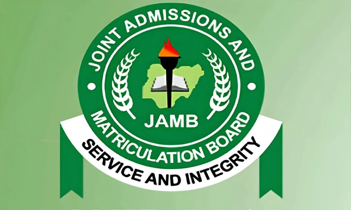 The official logo of the Joint Admissions and Matriculation Board (JAMB).