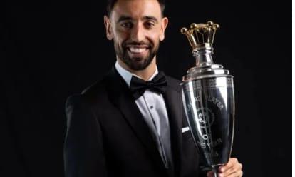 Man Utd Skipper Bruno Fernandes Bags PFA Men's Player of the Year Gong