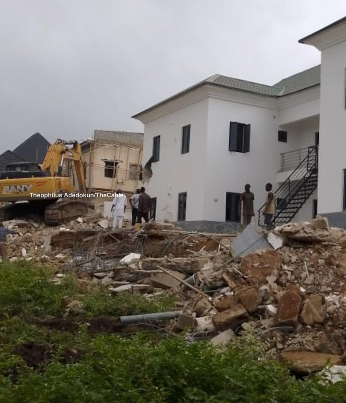 FCT Administration Pulls Down Buildings Blocking Waterways Post-Flood