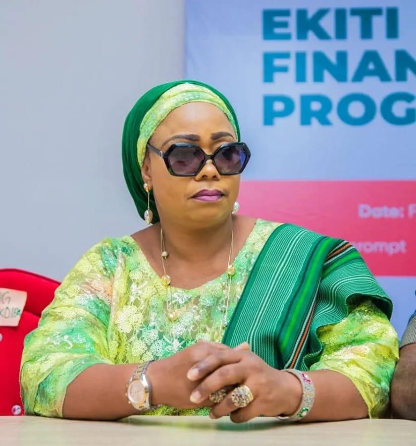 Tosin Aluko-Ajisafe, the Ekiti State Commissioner for Environment and Natural Resources, addressing environmental concerns.