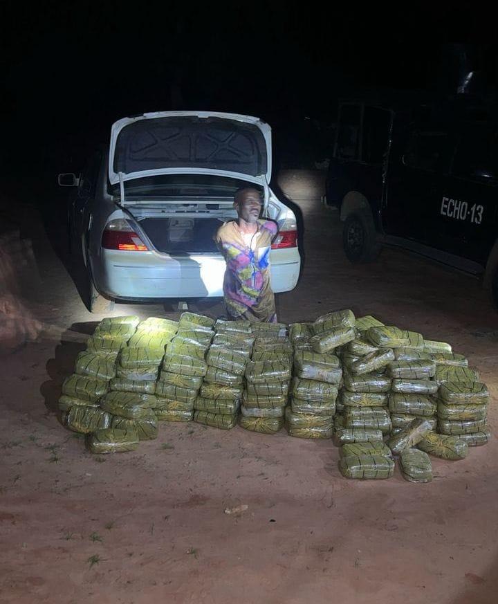Soldiers Apprehend Alleged Drug Peddler, Recover 235kg Cannabis on Lokoja-Abuja Axis