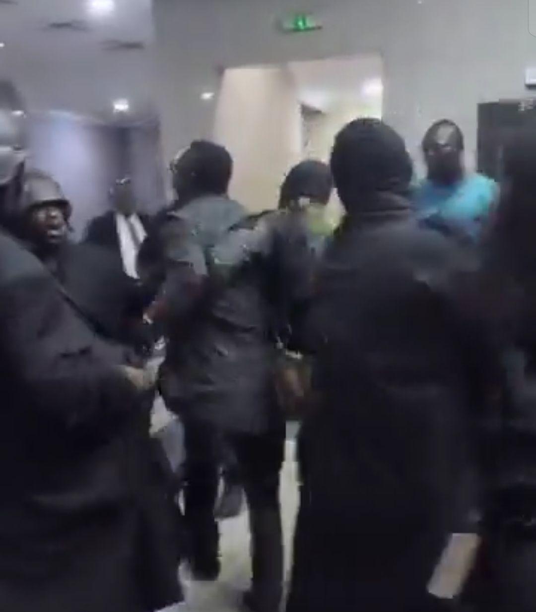WATCH: DSS Operatives Violently Abduct Sowore Inside Abuja Court After Judge Orders Kuje Prison Remand