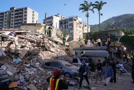 VIDEO: Devastation in Venezuela: Twin Earthquakes Leave Hundreds Dead and La Guaira in Ruins