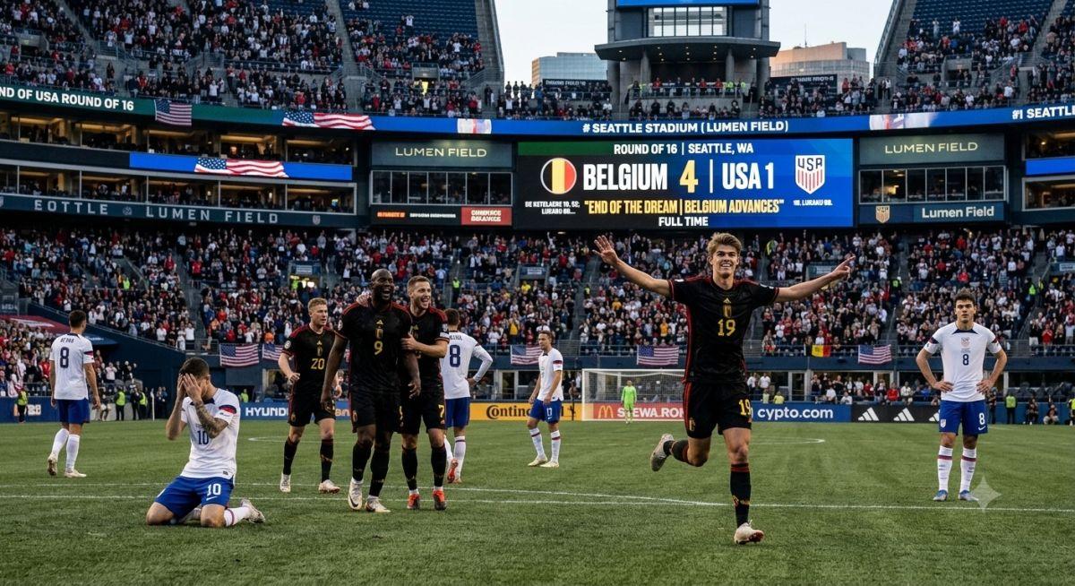 End of the American Dream: How Belgium Dismantled USA's 2026 World Cup Ambitions