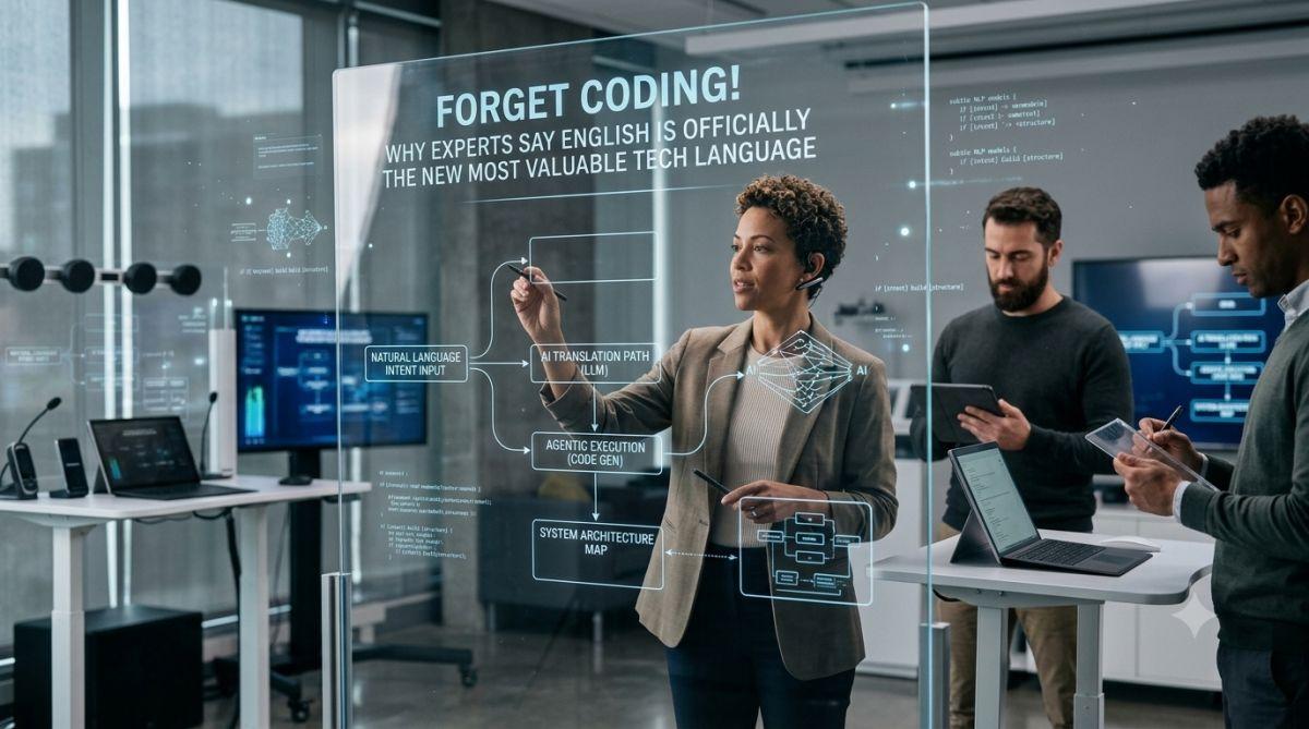 Forget Coding! Why Experts Say English is Officially the New Most Valuable Tech Language