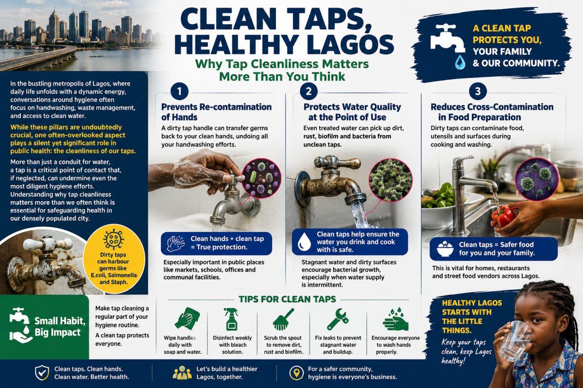 Lagos Health Alert: Your Taps Hidden Germs & Why Cleanliness Matters