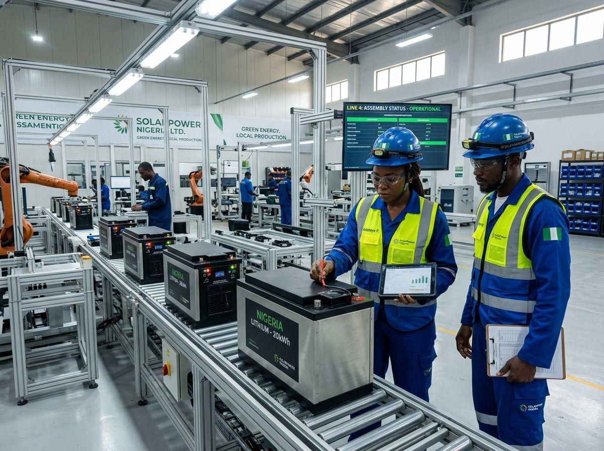 Local Solar Battery Assembly Plants Rise Across Ogun and Kano to Power Nigeria's Tech Hubs