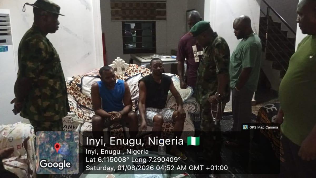 Suspects in custody