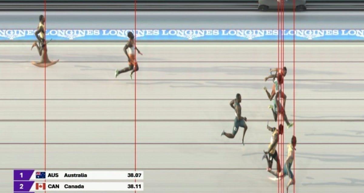The dramatic moment of the 2026 Commonwealth Games relay event