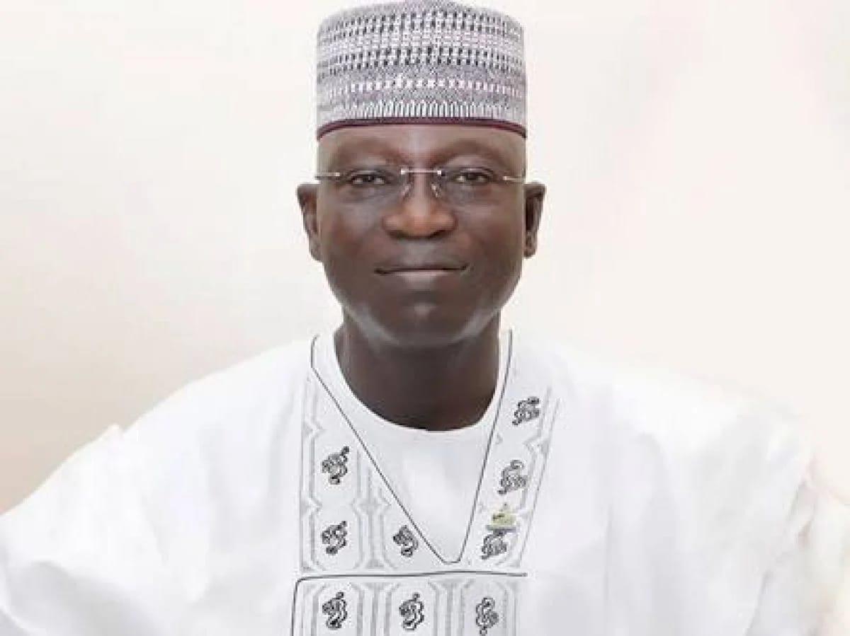 A close-up shot of Suleiman Abba, former Inspector-General of Police.