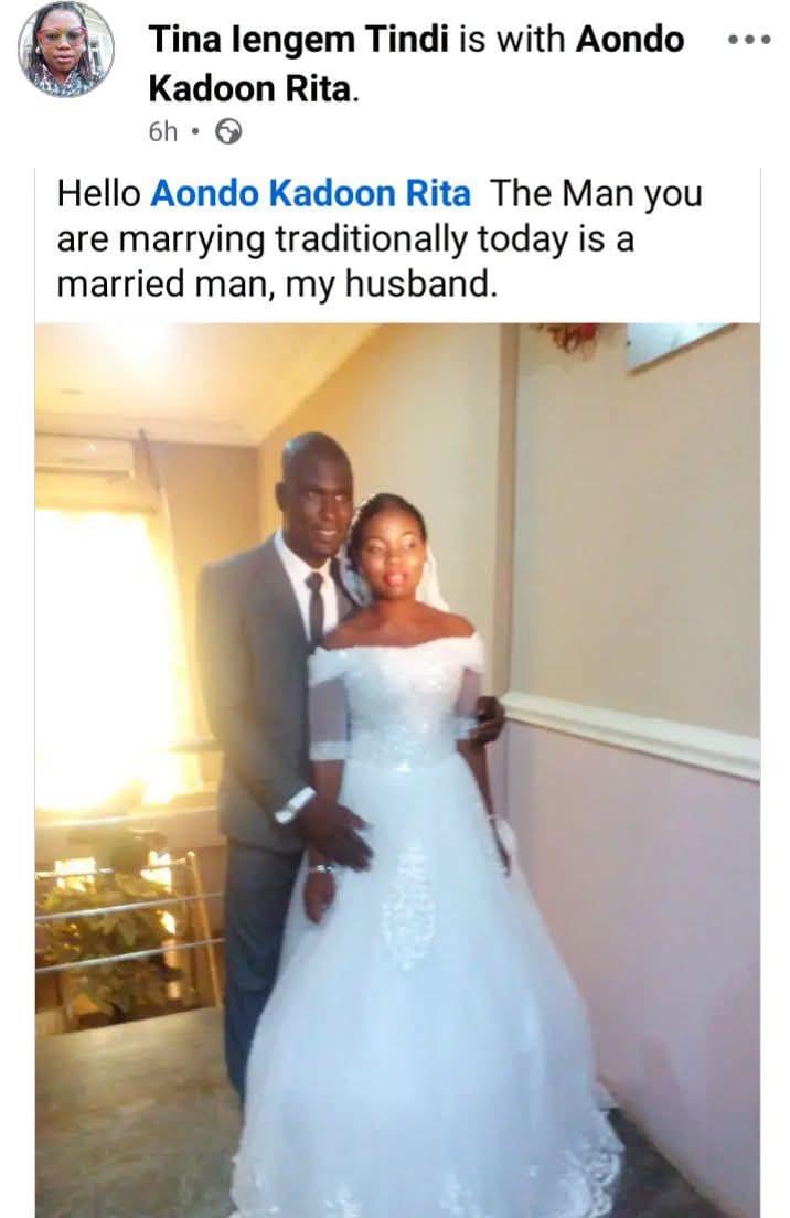 The traditional wedding ceremony of Aondo Kadoon Rita and her husband