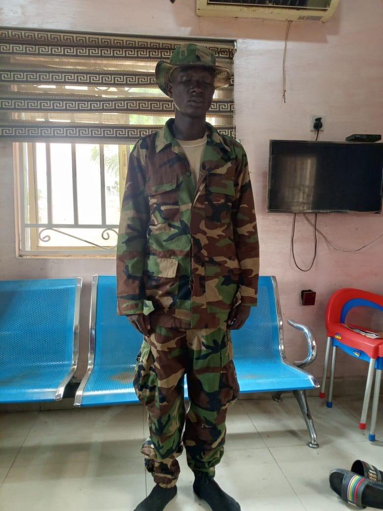 Maiduguri Residents Relieved as Fake Soldier is Apprehended by Nigerian Army