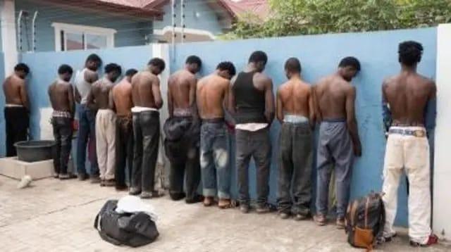 Ghanaian law enforcement tackling cybercrime.