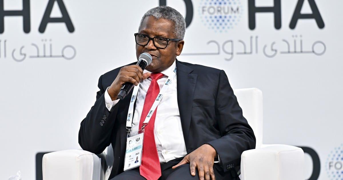 Aliko Dangote, President of the Dangote Foundation and Dangote Group of Company.