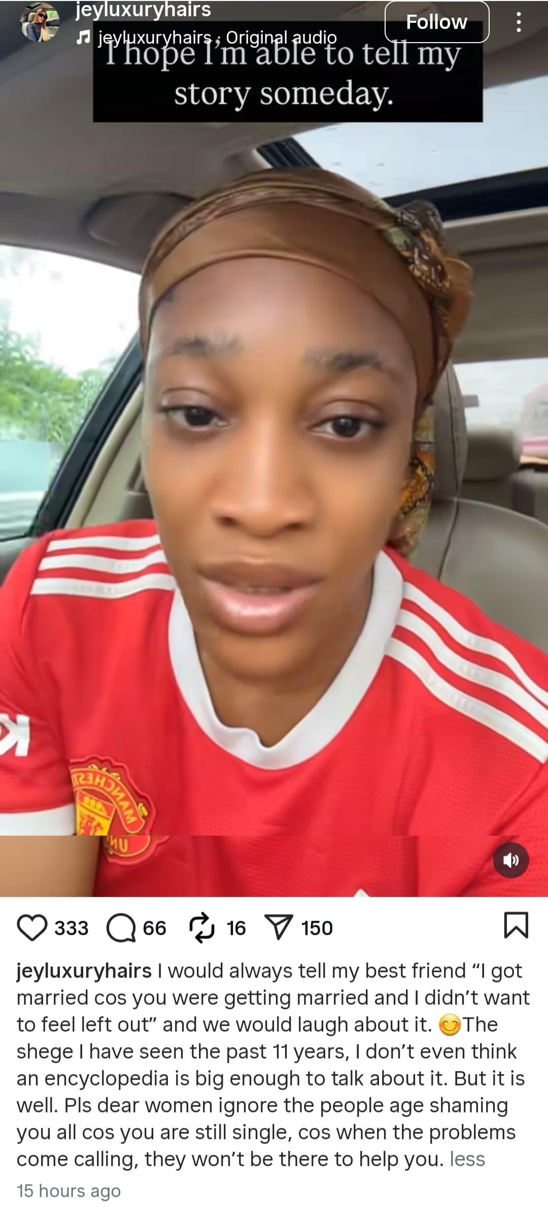 The vendor's viral video has sparked conversations about societal pressures on women