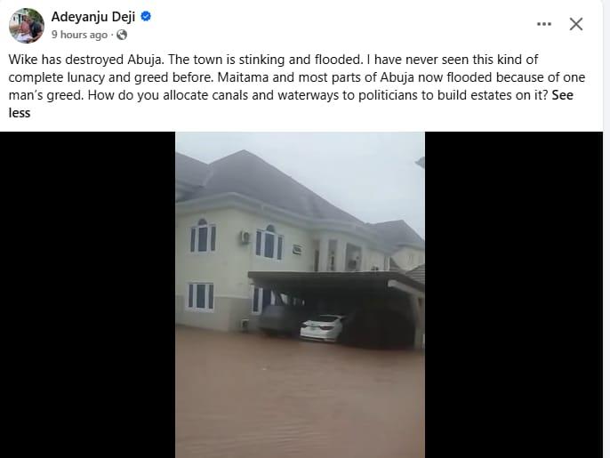FCT Minister Nyesom Wike's spokesperson, Lere Olayinka, responding to criticisms from Deji Adeyanju.