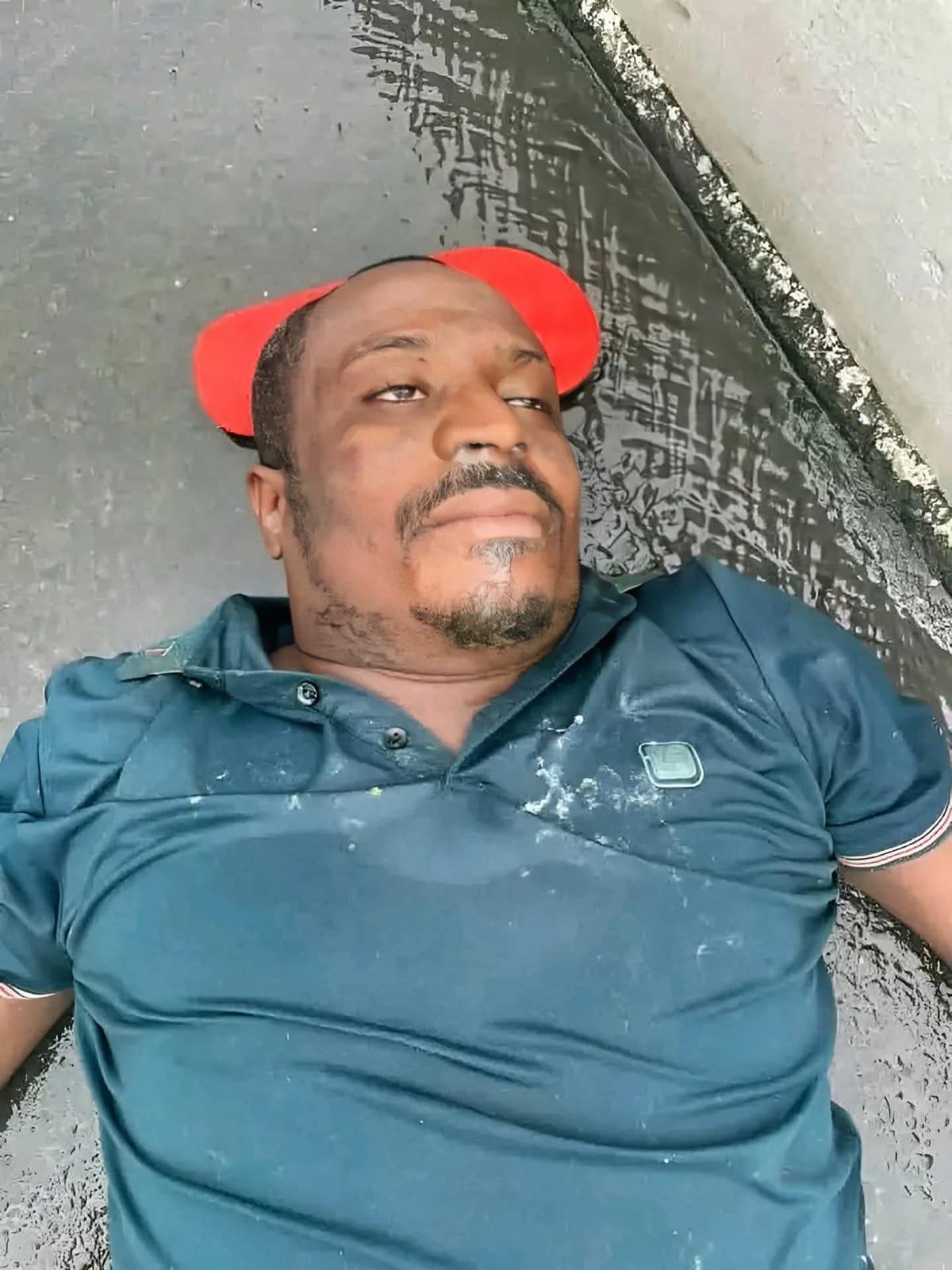 Scene of the incident along the Obiri-Ikwerre Flyover axis of the East-West Road