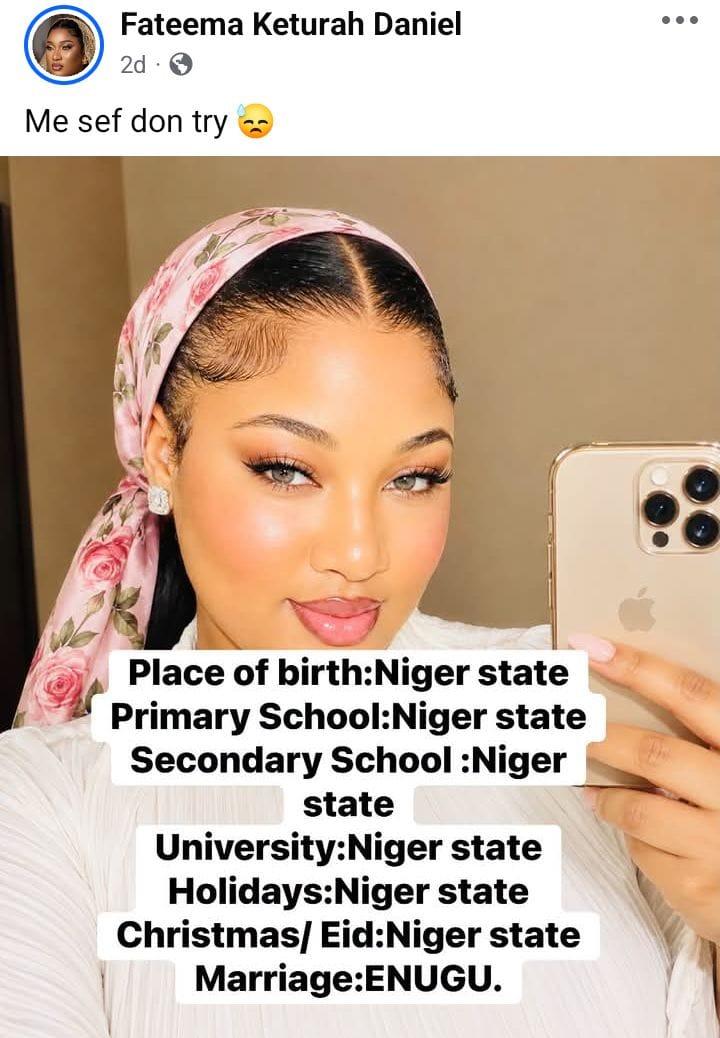 Niger State Bride Fateema Daniel Details Backlash Over Enugu Man Marriage