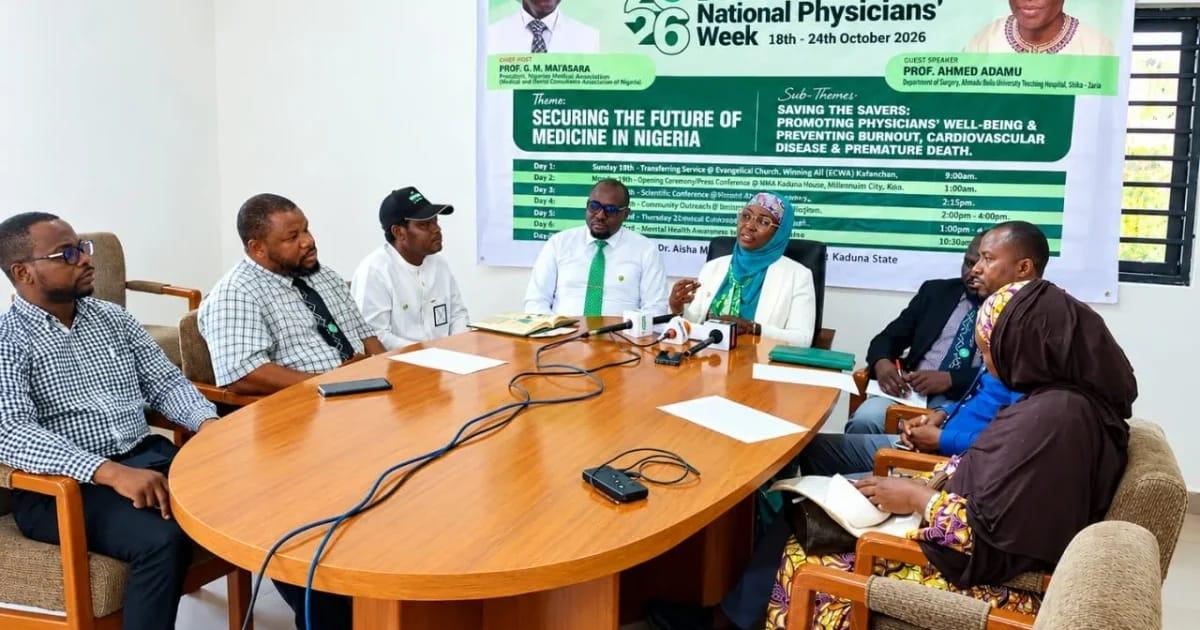 Alarm Raised by NMA Over Kaduna's Doctor Deficit