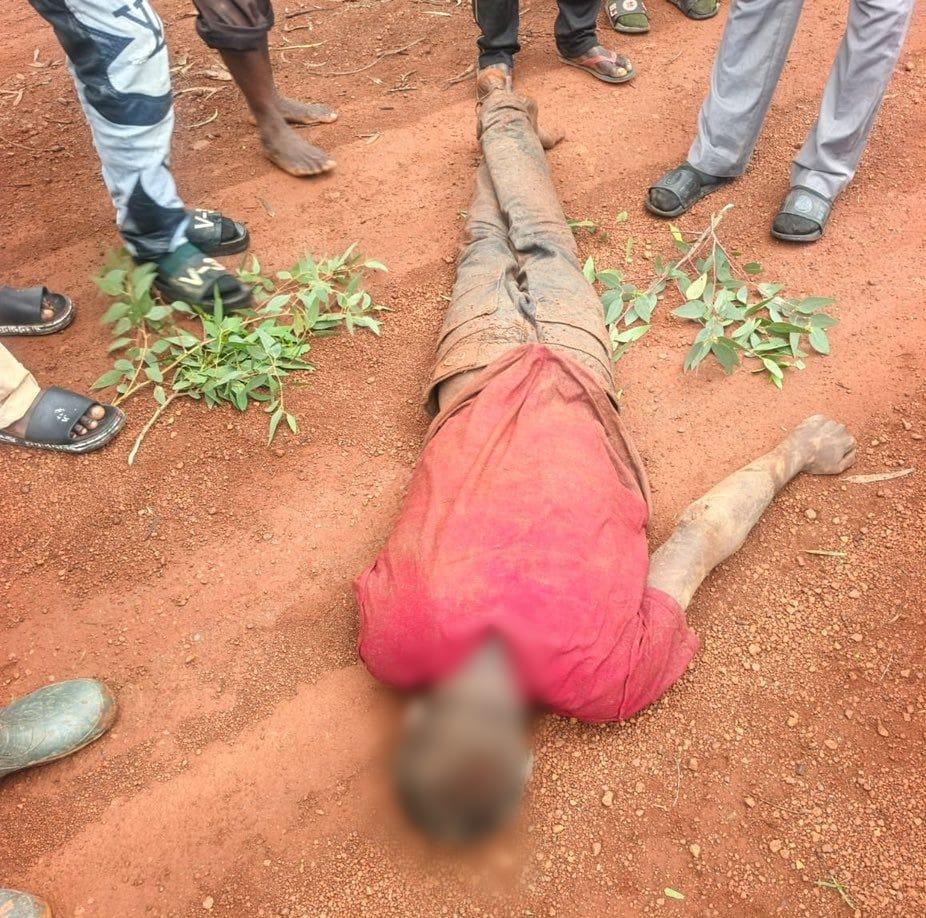 The scene where the lifeless body of Mr. Dasharo Haruna was found
